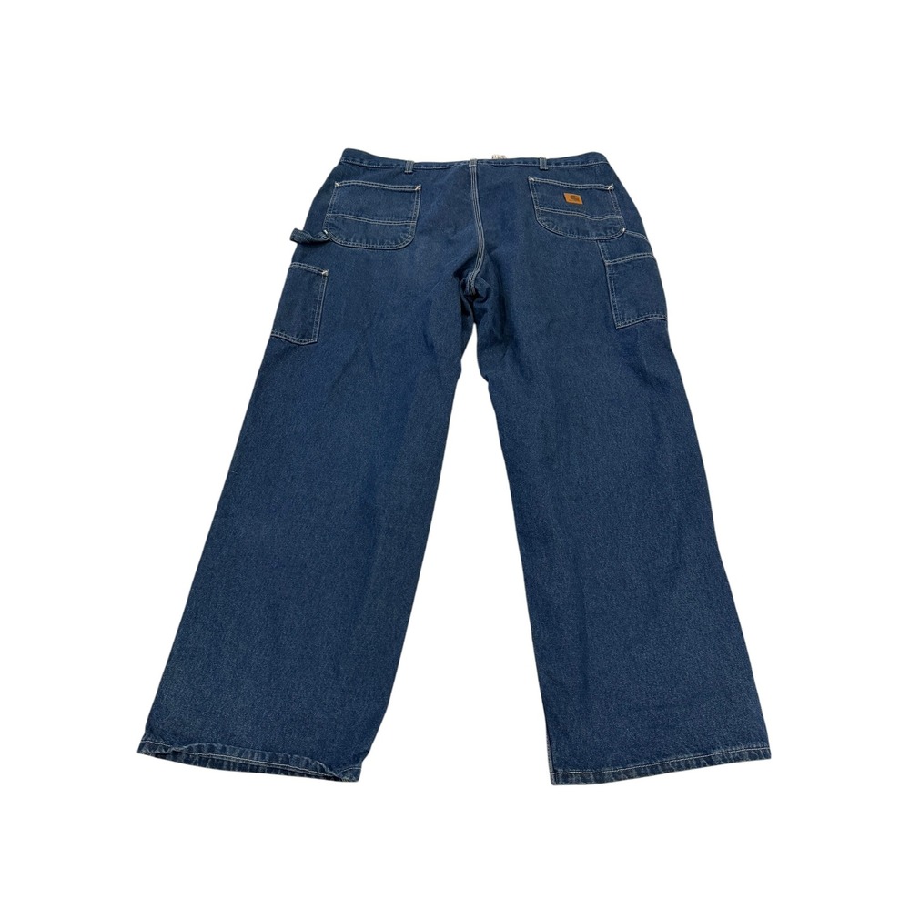 Carhartt B13-DST Loose Original Fit Carpenter Jeans Dark Stone Blue 44x30 Mens - Picture 2 of 11
